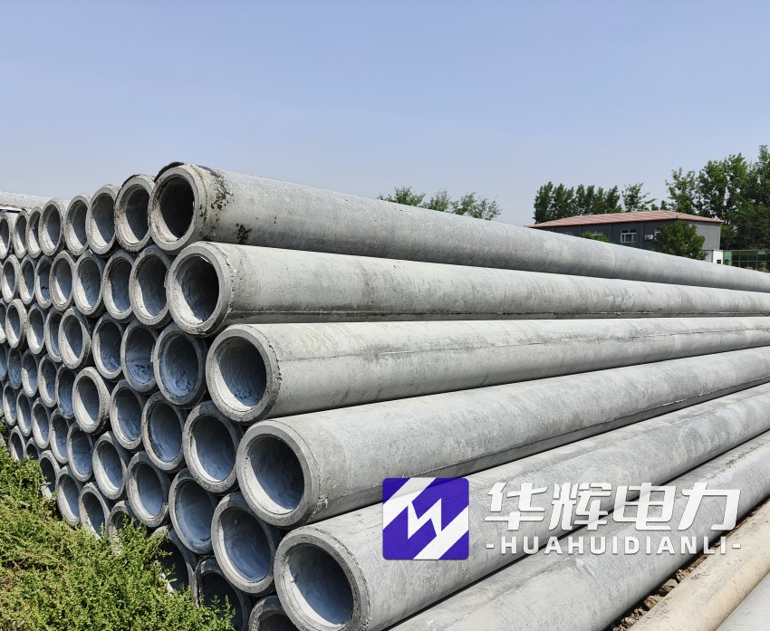 红毛镇12米水泥电线杆